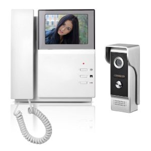 Videós kaputelefon - vízálló wifi-s kapucsengő éjjellátó kamerával és 4,3" kijelzővel - 480 x 272 P felbontás (FX) (BBD) - Image 1