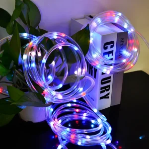 Zenére, tapsra változó színű, IP67 vízálló, RGB LED fényfüzér - távirányítóval és okostelefonnal is vezérelhető - 10 m (BBJ) - Image 4
