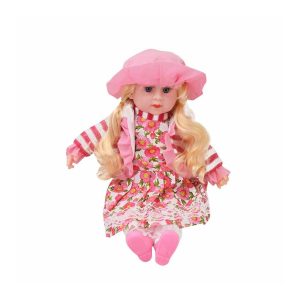 Magyarul éneklő hajas Kati baba óriás szempillával – 52 cm (BBJ) - Image 15