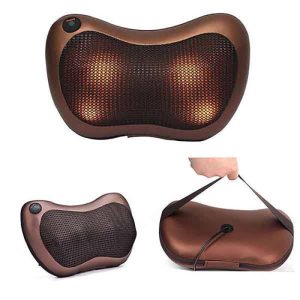 Keringésjavító elektromos masszázspárna 4 masszázsfejjel - masszírozó és relaxáló móddal nyak-, derék- és lábmasszázshoz (BBV) - Image 5