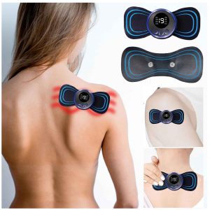 Mini masszírozó - intelligens öntapadós masszírozó készülék stressz és fájdalmak ellen 8 féle üzemmóddal (BBM) (FX) - Image 1