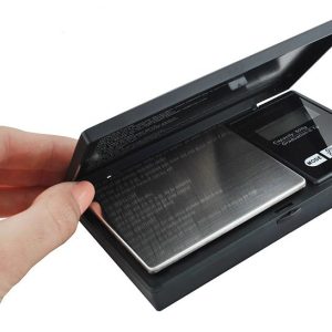 Nagy pontosságú zsebmérleg LCD kijelzővel és tara funkcióval 500 grammig - 6 féle mértékegység, 0,1 g pontosság (BBV) - Image 2