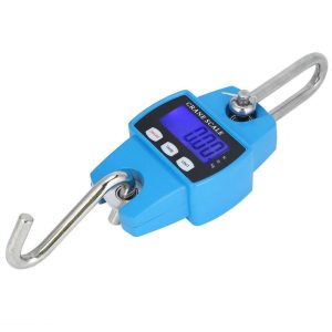 300 kg-ig terhelhető digitális függőleges mérleg - akasztós súlymérő LDC kijelzővel - kompakt méretű, nagy teherbírású (BBA) - Image 8