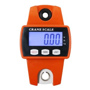 300 kg-ig terhelhető digitális függőleges mérleg - akasztós súlymérő LDC kijelzővel - kompakt méretű, nagy teherbírású (BBA) - Image 3