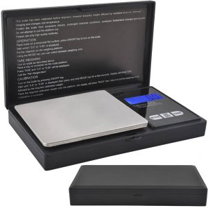 Nagy pontosságú zsebmérleg LCD kijelzővel és tara funkcióval 500 grammig - 6 féle mértékegység, 0,1 g pontosság (BBV) - Image 5