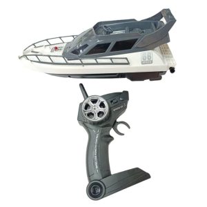 Távirányítós játék motorcsónak szuper menő megjelenésű, 2.4 GHz távirányítóval és tölthető akkumulátorral - 28 x 10 x 12 cm (BBMJ) - Image 5