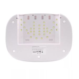 KM-520 Helytakarékos, modern, nagy teljesítményű 2in1 UV LED műkörmös lámpa és 5 rekeszes eszköz tartó - 110W (BBV) - Image 9