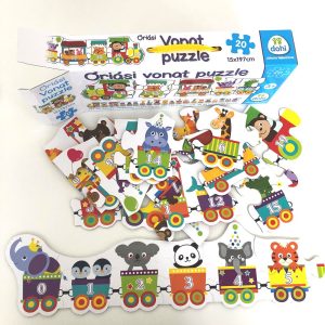 GIGA vonat puzzle - betűk és számok felfedezésére (BBJ) - Image 4