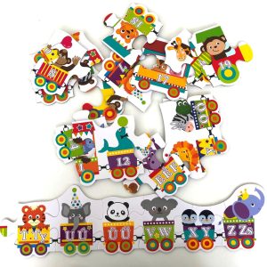 GIGA vonat puzzle - betűk és számok felfedezésére (BBJ) - Image 5