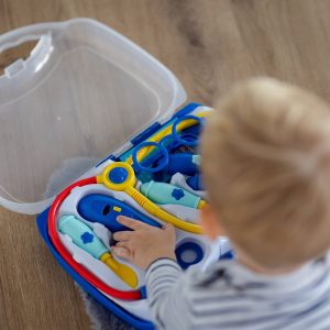 Kék orvosi készlet műanyag bőröndben - doktoros játék (BBJ) - Image 3