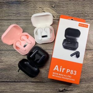 Vezeték nélküli Air P83 bluetooth fülhallgató mikrofonnal - fekete (BBV) - Image 6