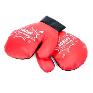 Felakasztható boxzsák boxkesztűvel gyerekeknek - piros - 50x21x21 cm (BBJ) - Image 5