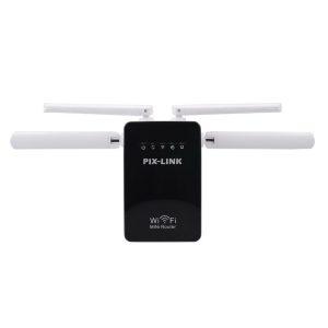 Pix-Link vezeték nélküli hálózati jelismétlő - WiFi router WPA-PSK / WPA2-PSK titkosítási biztonsággal (BBV) - Image 8