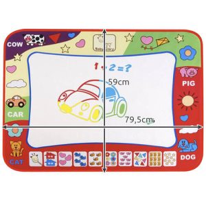 XL maszat mentes, vízes kifestő szőnyeg gyerekeknek - 80 x 60 cm (BBJ) - Image 14