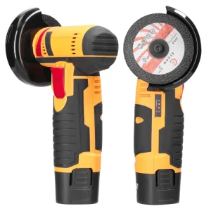 Vezeték nélküli, elektromos sarokcsiszoló ergonomikus kialakítással és 2 akkumulátorral - 0-350/0-1350rpm forgási sebesség M-9013 (FX) (BBL) ( BBD) (BBJH) - Image 3