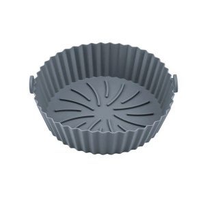 Air fryerbe helyezhető 20 cm-es szilikon sütőkosár - könnyen tisztítható, többször használható szilikon betét - 1 db (BBM) - Image 12