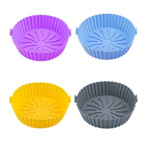 Air fryerbe helyezhető 20 cm-es szilikon sütőkosár - könnyen tisztítható, többször használható szilikon betét - 1 db (BBM) - Image 10