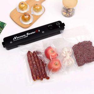 Vákuumfóliázó gép - élelmiszer tartósító vákuumcsomagoló készülék - 90W, fekete (BBM)(BBV) - Image 3