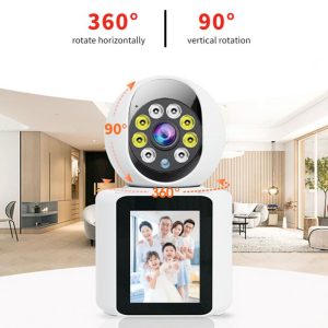 Intelligens vezeték nélküli Wifi HD kamera beépített kijelzővel (BBV) - Image 12
