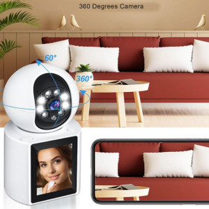 Intelligens vezeték nélküli Wifi HD kamera beépített kijelzővel (BBV) - Image 2