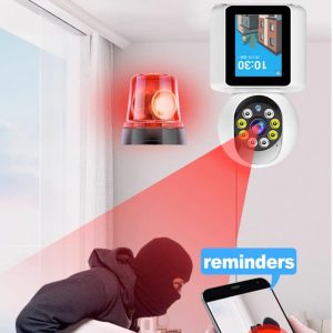 Intelligens vezeték nélküli Wifi HD kamera beépített kijelzővel (BBV) - Image 3