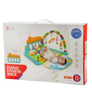 Piano Fitness baba játszószőnyeg - állatos csörgőkkel, hang-, és fényhatásokkal, altatózenével - kék (FX) (BBJ) - Image 10