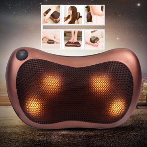 Keringésjavító elektromos masszázspárna 8 masszázsfejjel - masszírozó és relaxáló móddal nyak-, derék- és lábmasszázshoz (BBM) (BBV) - Image 4