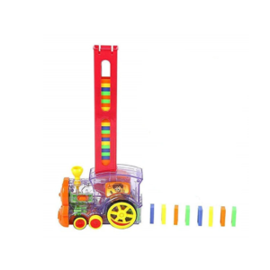 Dominó lokomotív expressz  - vonatozó játékszett 80 db dominóval (BBJ) - Image 3