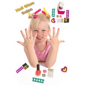 Nail Glam Deluxe manikűrszalon kicsiknek –  körömreszelővel, matricákkal, körömlakkokkal és csillámporokkal – minden, ami csillogás és divat! (FX) (BBJ) - Image 3