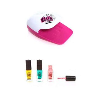 Nail Glam Deluxe manikűrszalon kicsiknek –  körömreszelővel, matricákkal, körömlakkokkal és csillámporokkal – minden, ami csillogás és divat! (FX) (BBJ) - Image 5