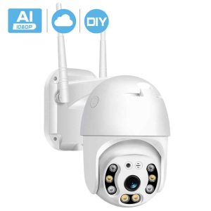 Telefonról vezérelhető PTZ01 WIFI-s biztonsági kamera - mozgásérzékelős, 360°-ban forgatható, időjárásálló - fehér (FX) (BBV) (BBD) - Image 6