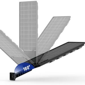 Worthair falra szerelhető, IP65 időjárásálló, napelemes kültéri lámpa - 0 energiafogyasztású, környezettudatos kültéri világítás 180 COB LED-del -W789A-4 (BBV) - Image 5