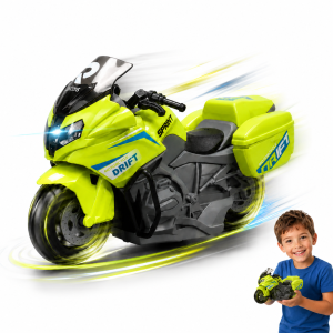 1:14 játék sportmotor fény- és hanghatásokkal – multifunkciós versenymotor gyerekeknek (BBMJ) - Image 6