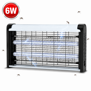 6W LED elektromos rovarcsapda – beltéri UV szúnyog- és légyirtó lámpa vegyszermentes működéssel (BBD) - Image 6