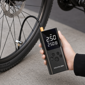 Kouvoolsen KOS-33004 hordozható digitális kompresszor és elektromos légpumpa – autóhoz, kerékpárhoz, motorhoz, labdához (BBD) - Image 3