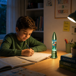 OceanLight buborékos LED akvárium lámpa színes halakkal (THM) - Image 2