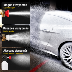 Weber állítható locsolópisztoly – kerti vízpermetező szórófej autómosáshoz, öntözéshez és tisztításhoz (BBL) - Image 6