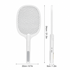 YPD LTD-618 elektromos szúnyogirtó ütő állvánnyal – újratölthető USB-C rovarcsapda 1200 mAh akkumulátorral (BBD) - Image 5
