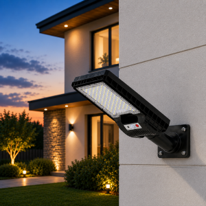 Hayami KL25-282A 400W napelemes utcai LED lámpa – távirányítós kültéri solar világítás IP65 védelemmel (BBD) - Image 3