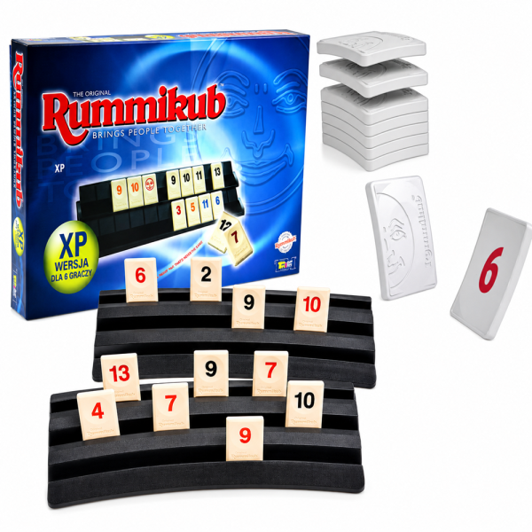Rummikub társasjáték – klasszikus számlapka játék akár 4 játékos számára (BBJ) 22