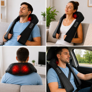 Shiatsu intenzív nyak és testmasszírozó infravörös fűtés funkcióval (I-KX4622) (FX) - Image 3