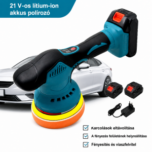 THOLux M-9121 akkus polírozó 20V – vezeték nélküli autó polírozó és waxoló gép (THM) (BBJH) - Image 3
