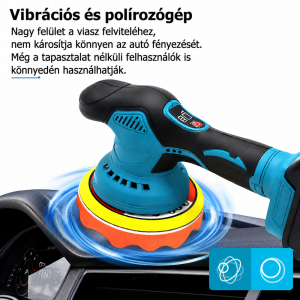 THOLux M-9121 akkus polírozó 20V – vezeték nélküli autó polírozó és waxoló gép (THM) (BBJH) - Image 4