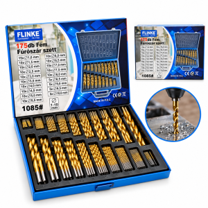 Flinke 175 részes fém fúrószár készlet – 1–10 mm FK-1750 (BBD) - Image 3