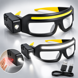 LED szemüveg XTE + COB fénnyel – kempinghez, túrához,szereléshez (BBD) - Image 5