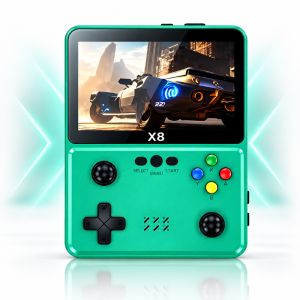 X8 hordozható retro játékkonzol – 4” IPS HD kijelző (BBV) - Image 8